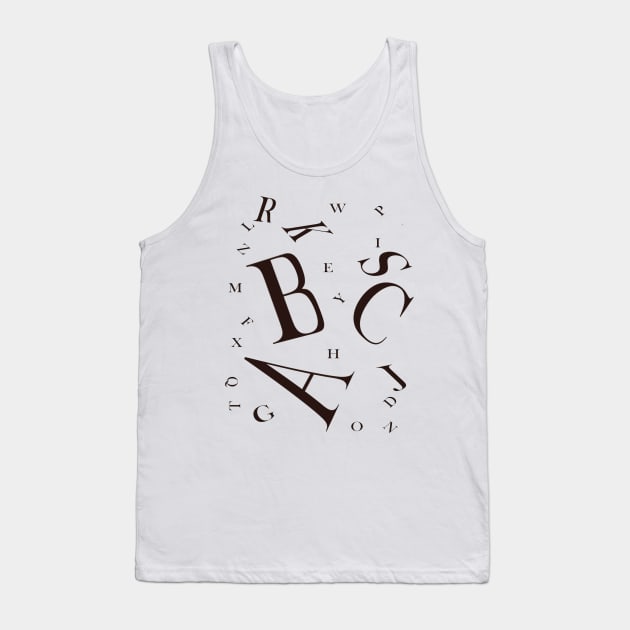 ABC Tank Top by All my art